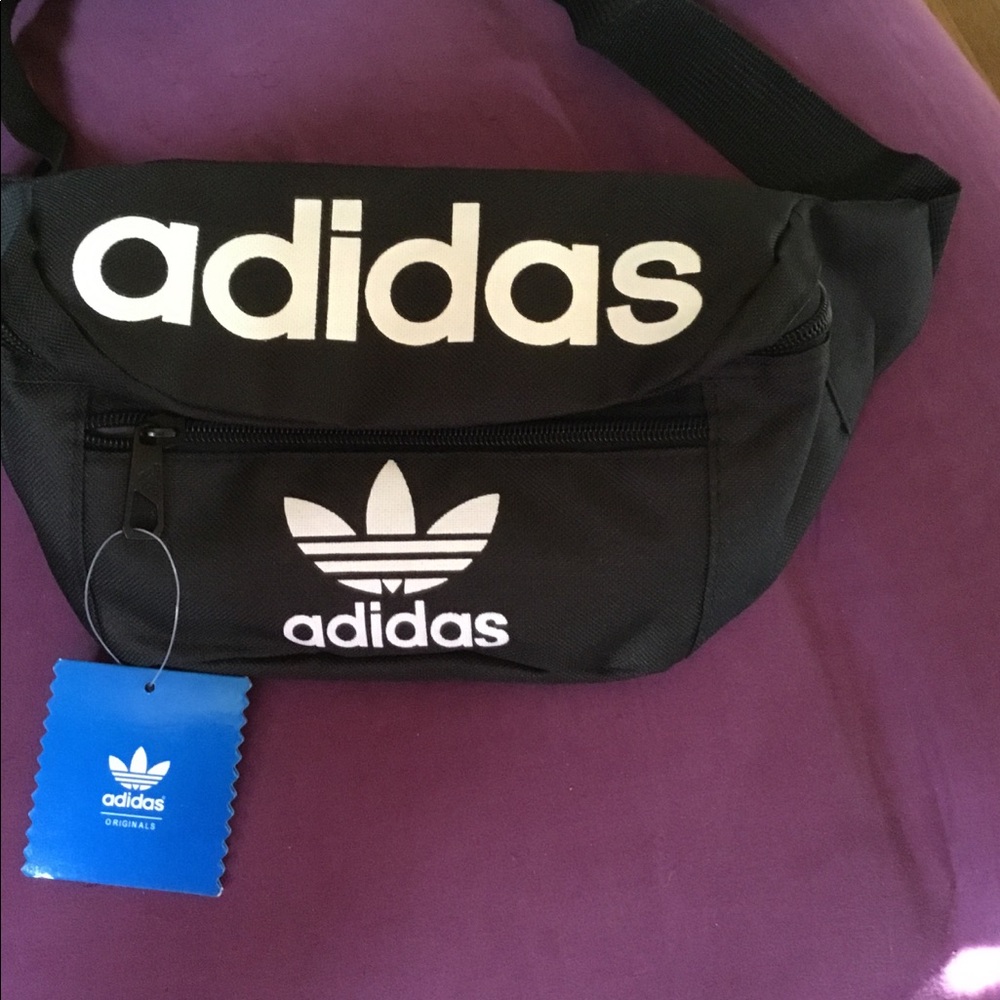 Black Adidas Fanny Pack Waist bag